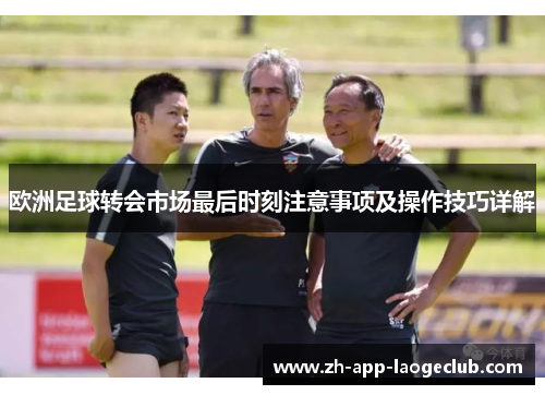 欧洲足球转会市场最后时刻注意事项及操作技巧详解 欧洲足球转会市场最后时刻注意事项及操作技巧详解